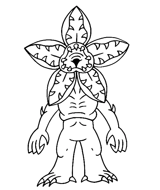 Desenho de Stranger Things para imprimir
