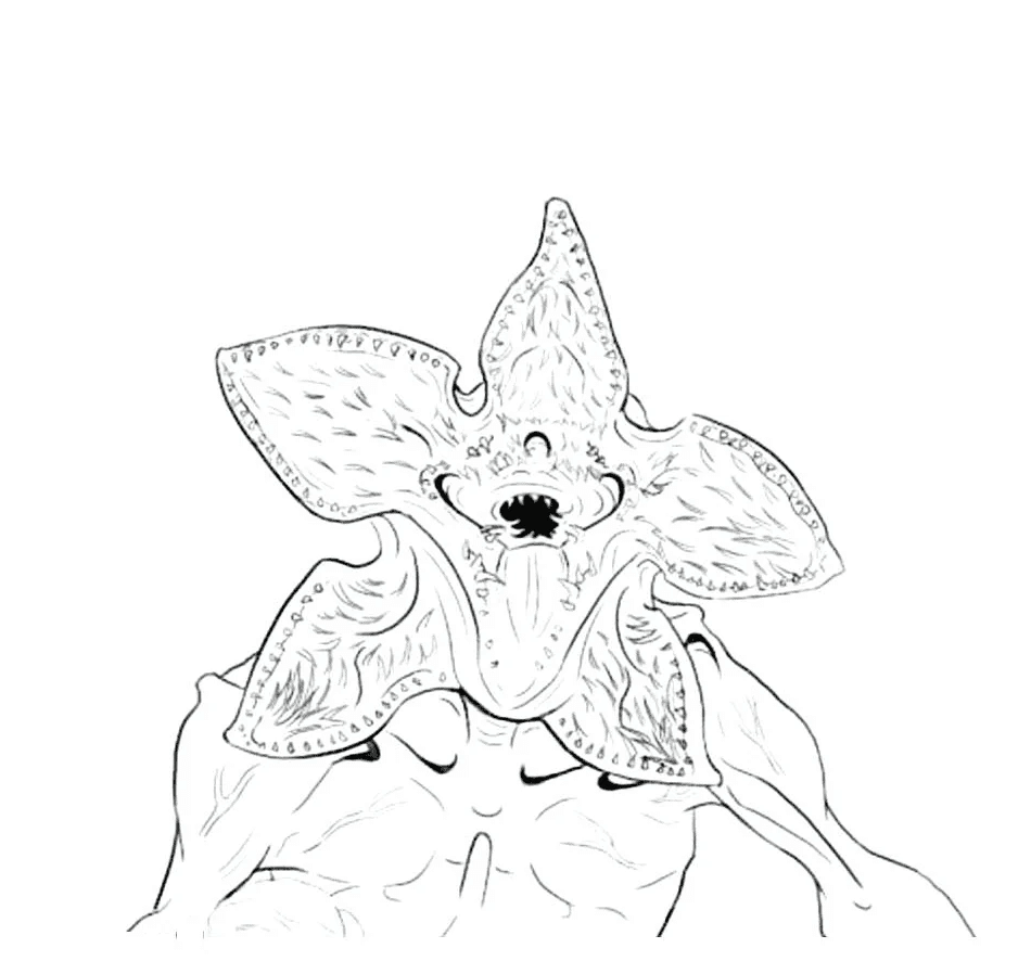 Desenho de Stranger Things para imprimir