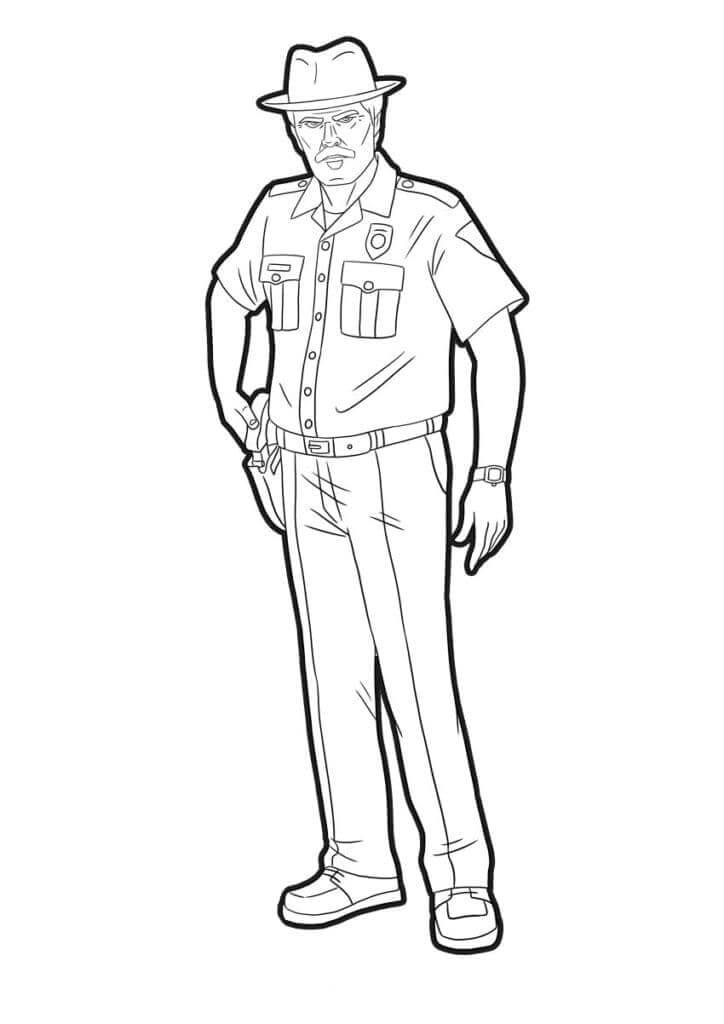 Desenho de Stranger Things para imprimir