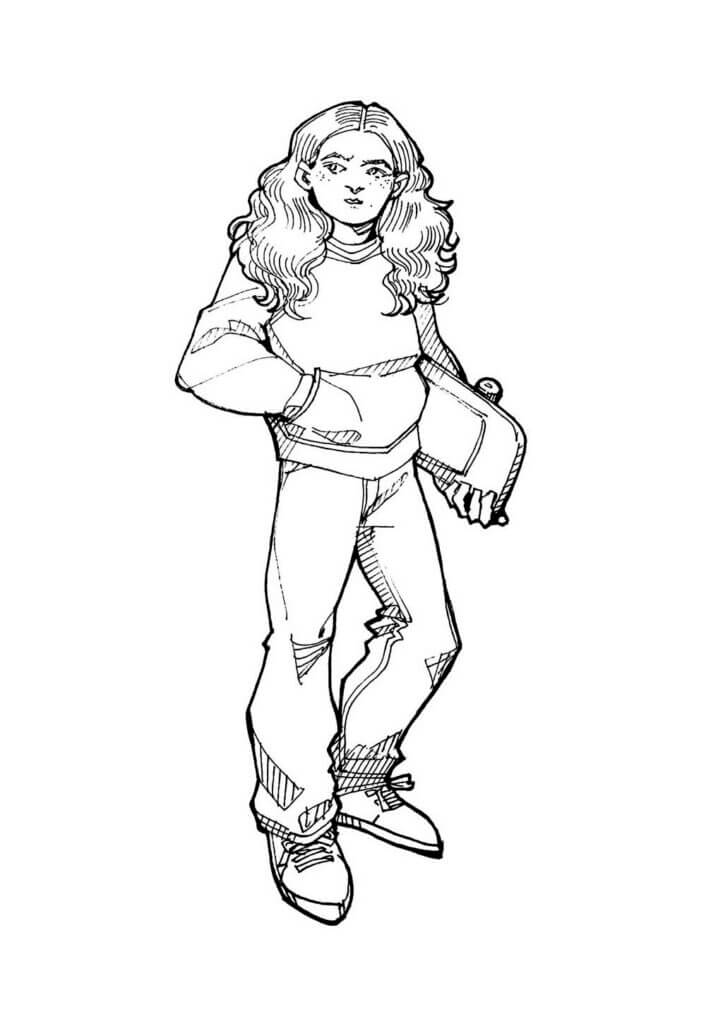 Desenho de Stranger Things para imprimir