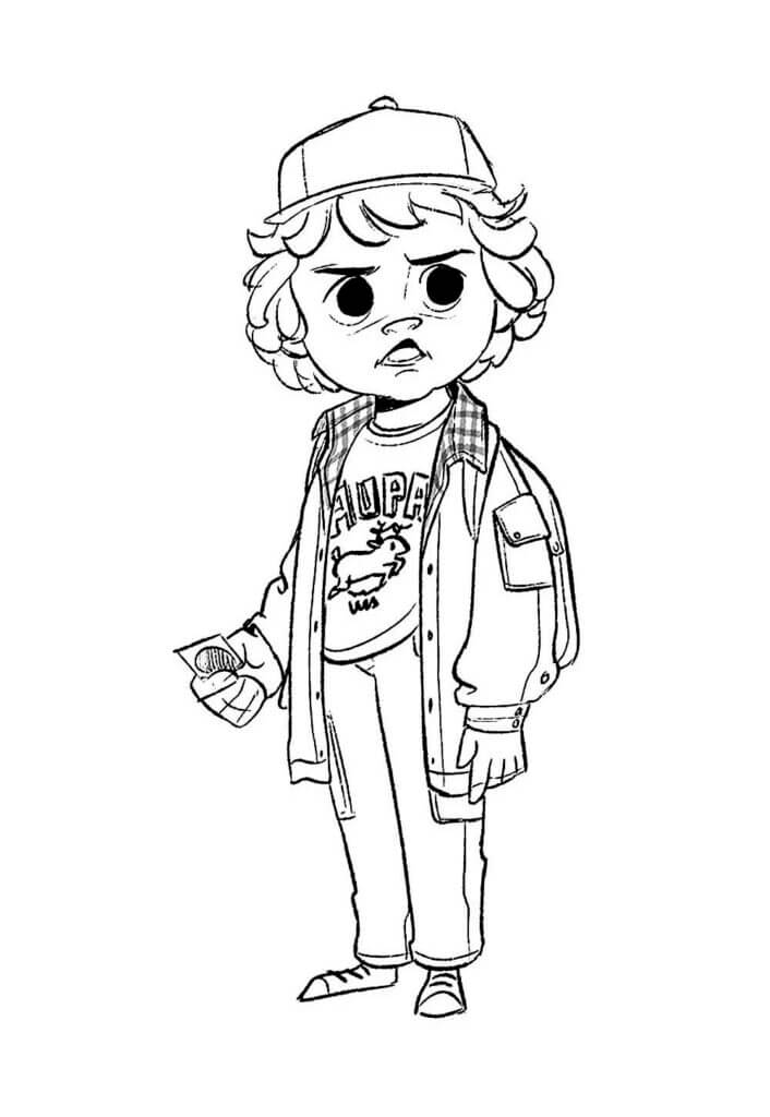 Desenho de Stranger Things para imprimir