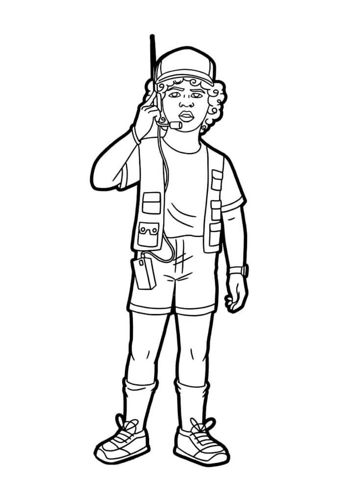 Desenho de Stranger Things para imprimir