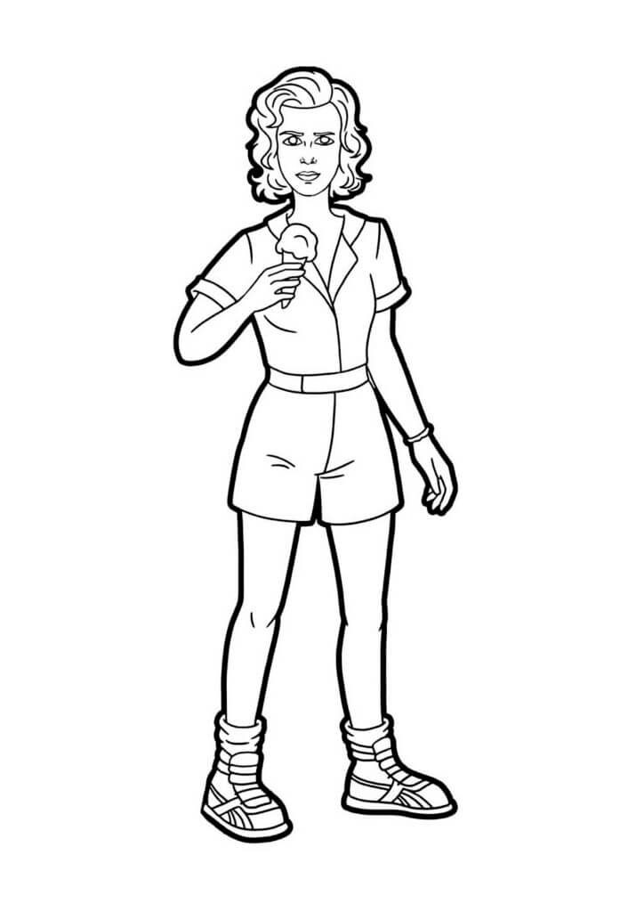 Desenho de Stranger Things para imprimir