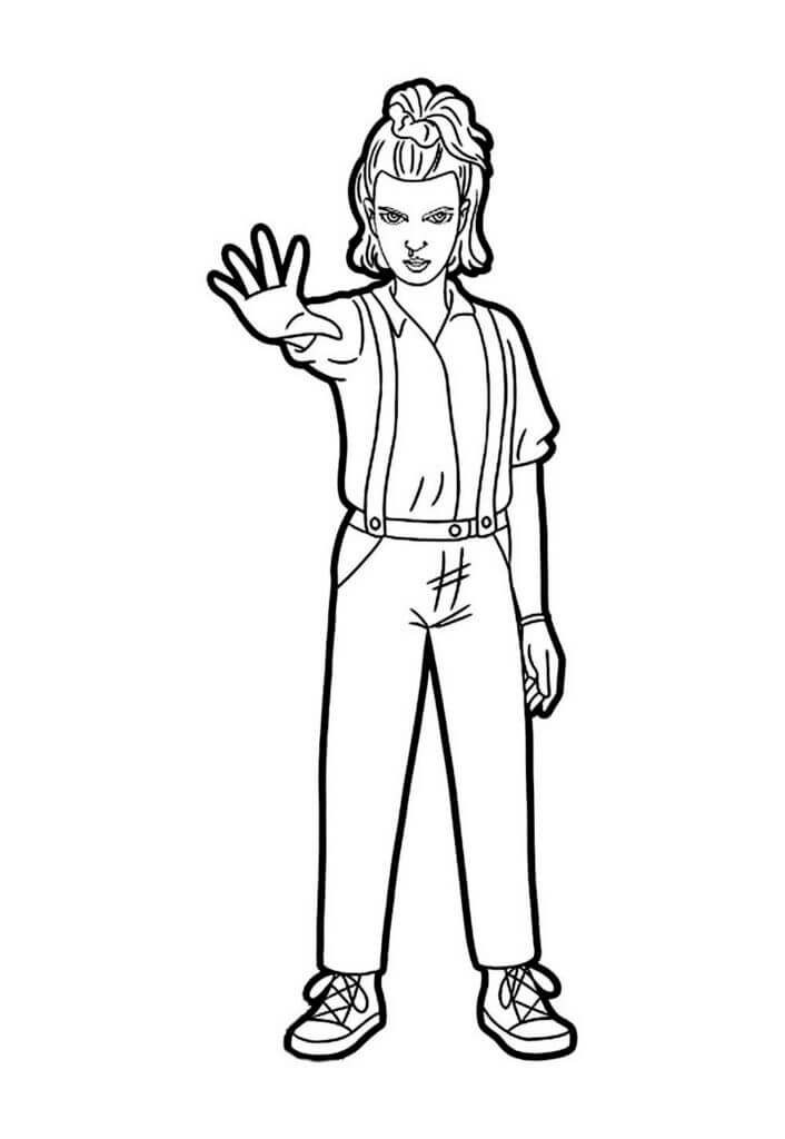 Desenho de Stranger Things para imprimir