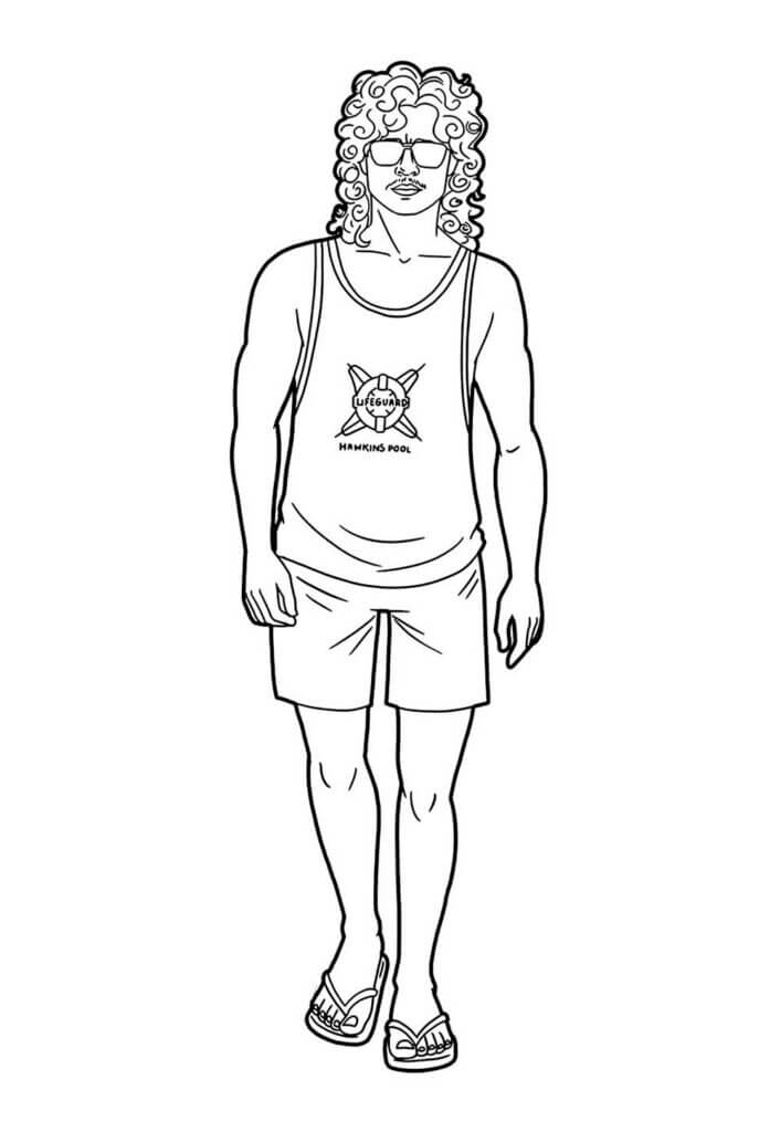 Desenho de Stranger Things para imprimir