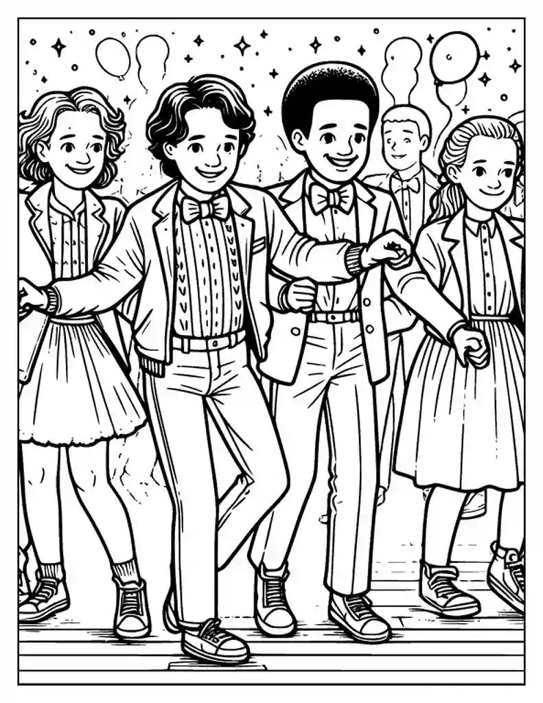 Desenho de Stranger Things para imprimir