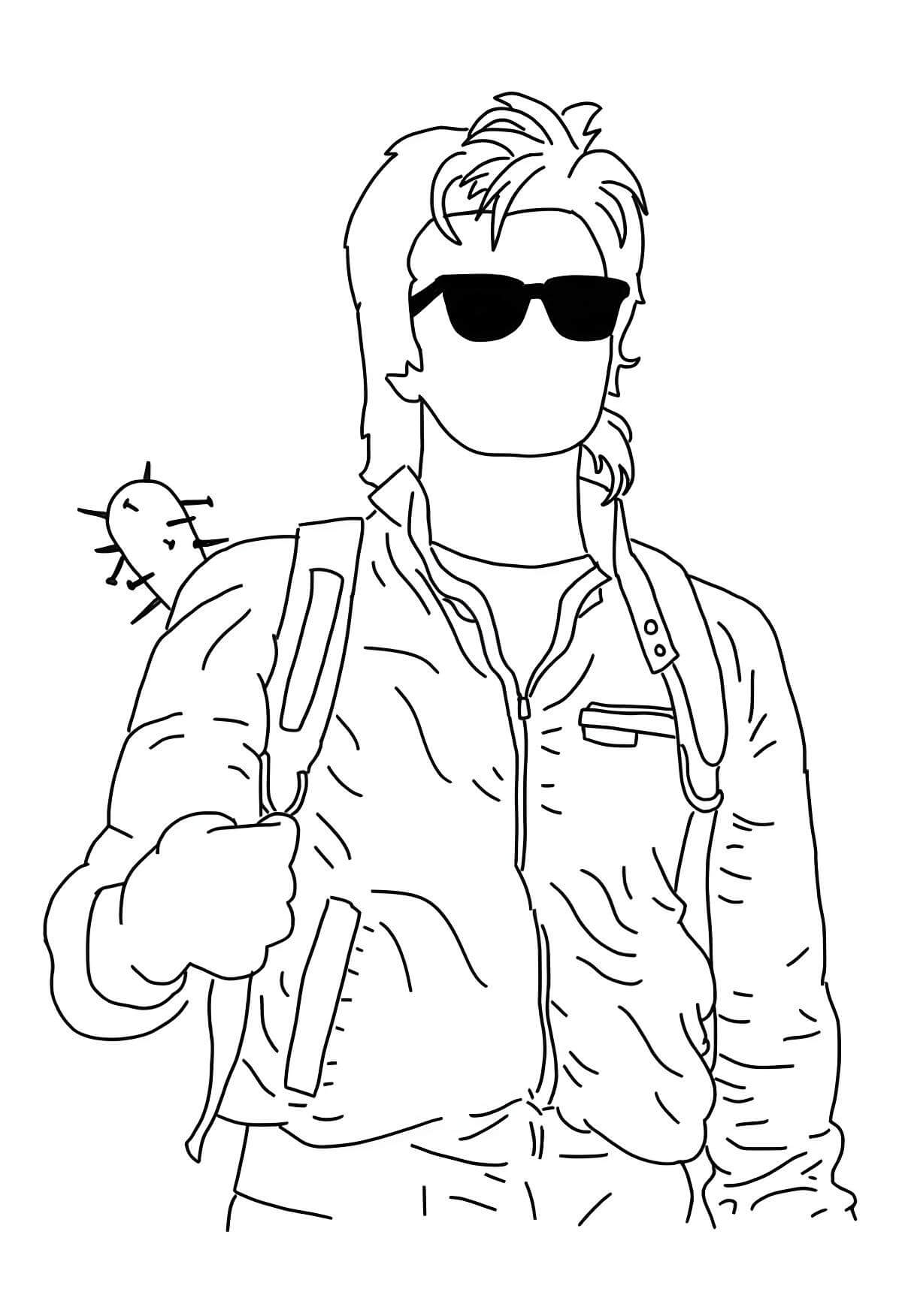 Desenho de Stranger Things para imprimir