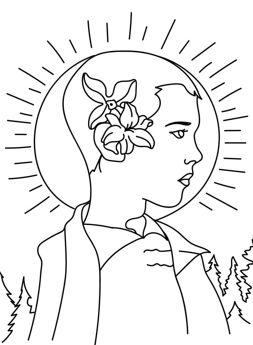 Desenho de Stranger Things para imprimir