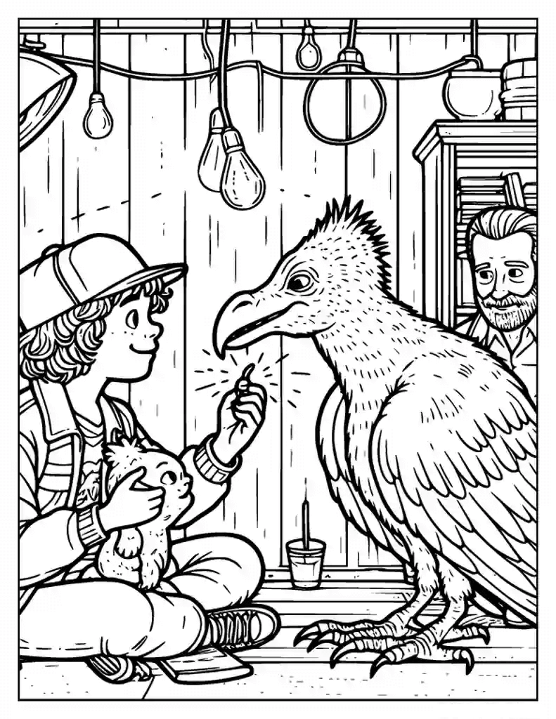Desenho de Stranger Things para imprimir