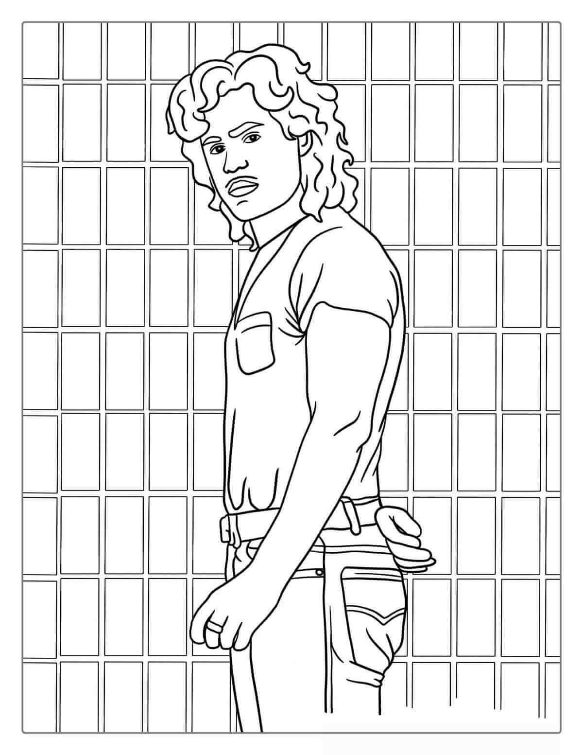 Desenho de Stranger Things para imprimir