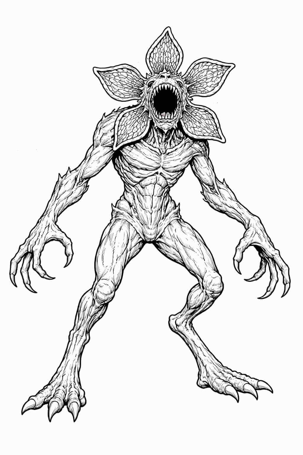 Desenho de Stranger Things para imprimir