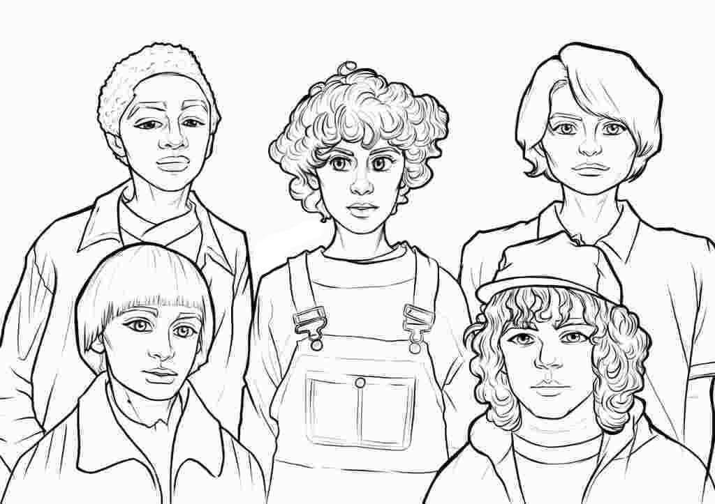 Desenho de Stranger Things para imprimir