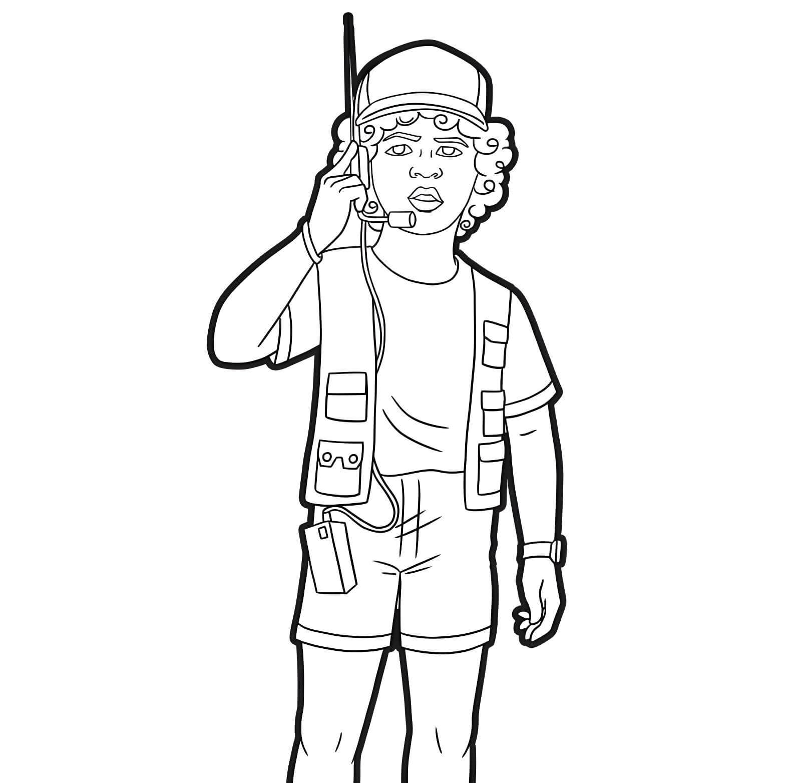 Desenho de Stranger Things para imprimir