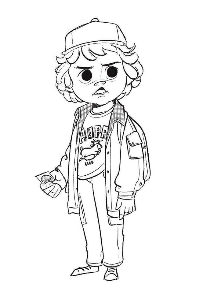 Desenho de Stranger Things para imprimir