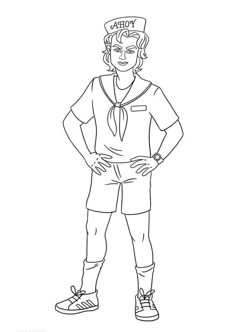 Desenho de Stranger Things para imprimir