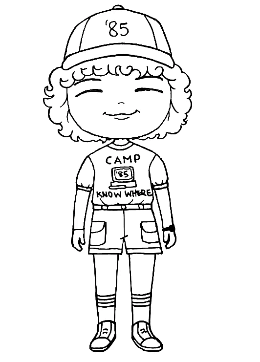 Desenho de Stranger Things para imprimir