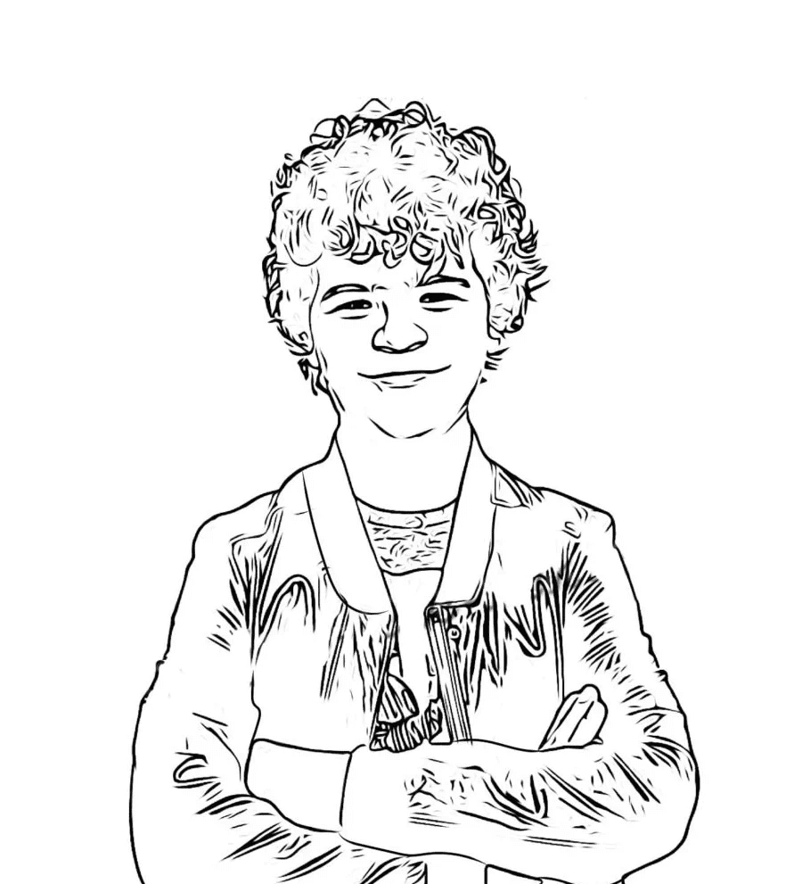 Desenho de Stranger Things para imprimir
