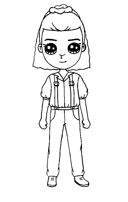 Desenho de Stranger Things para imprimir