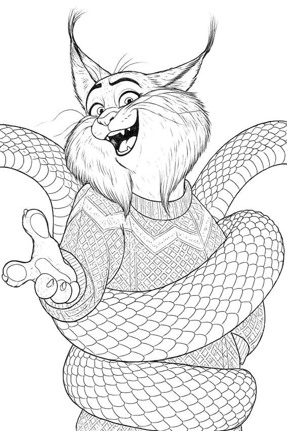 Desenho de Zootopia para imprimir