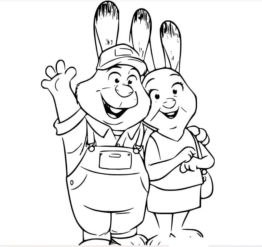 Desenho de Zootopia para imprimir