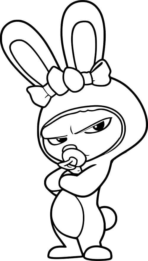 Desenho de Zootopia para imprimir