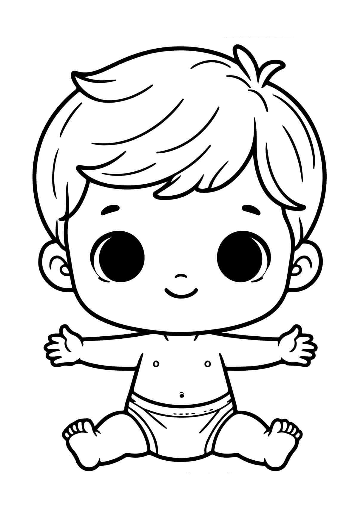 Desenho de Bebê para imprimir