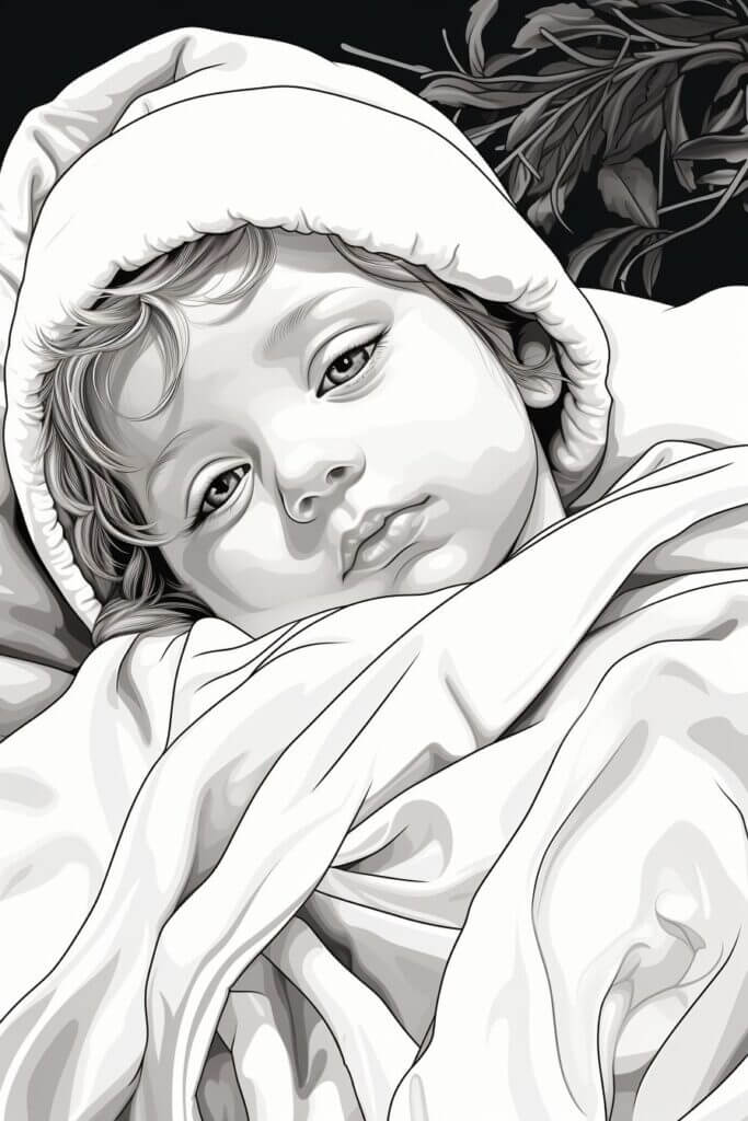 Desenho de Bebê para imprimir