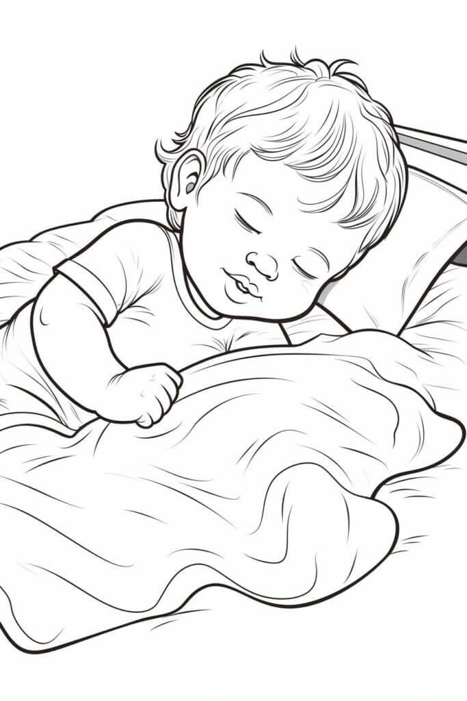 Desenho de Bebê para imprimir