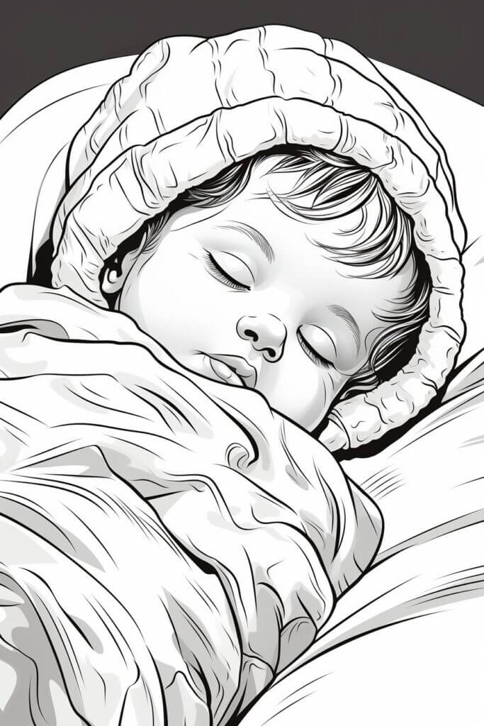 Desenho de Bebê para imprimir
