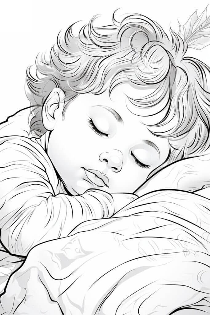 Desenho de Bebê para imprimir