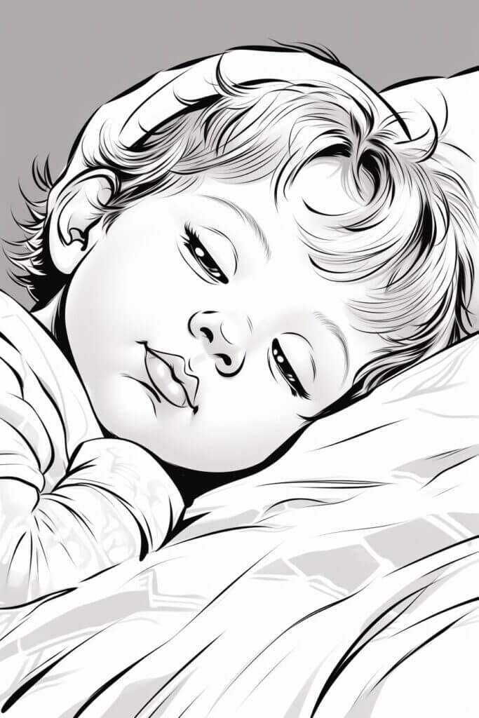 Desenho de Bebê para imprimir