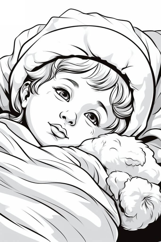 Desenho de Bebê para imprimir