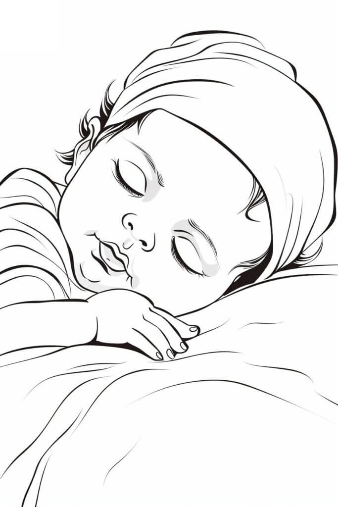 Desenho de Bebê para imprimir