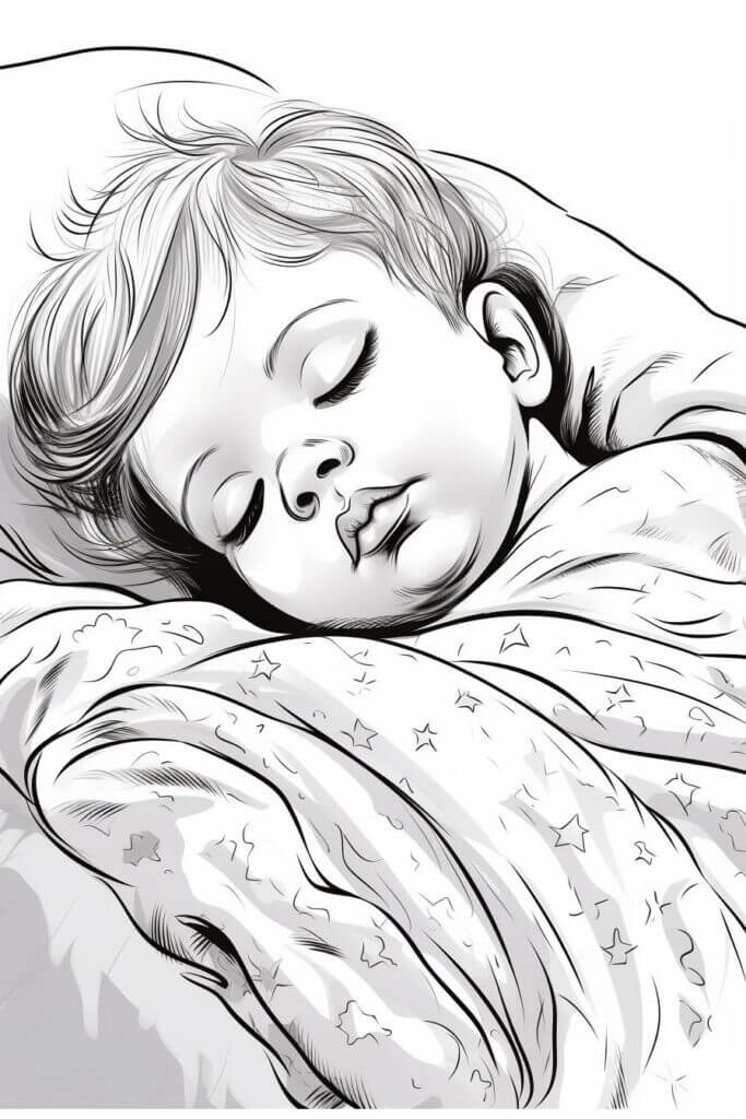 Desenho de Bebê para imprimir