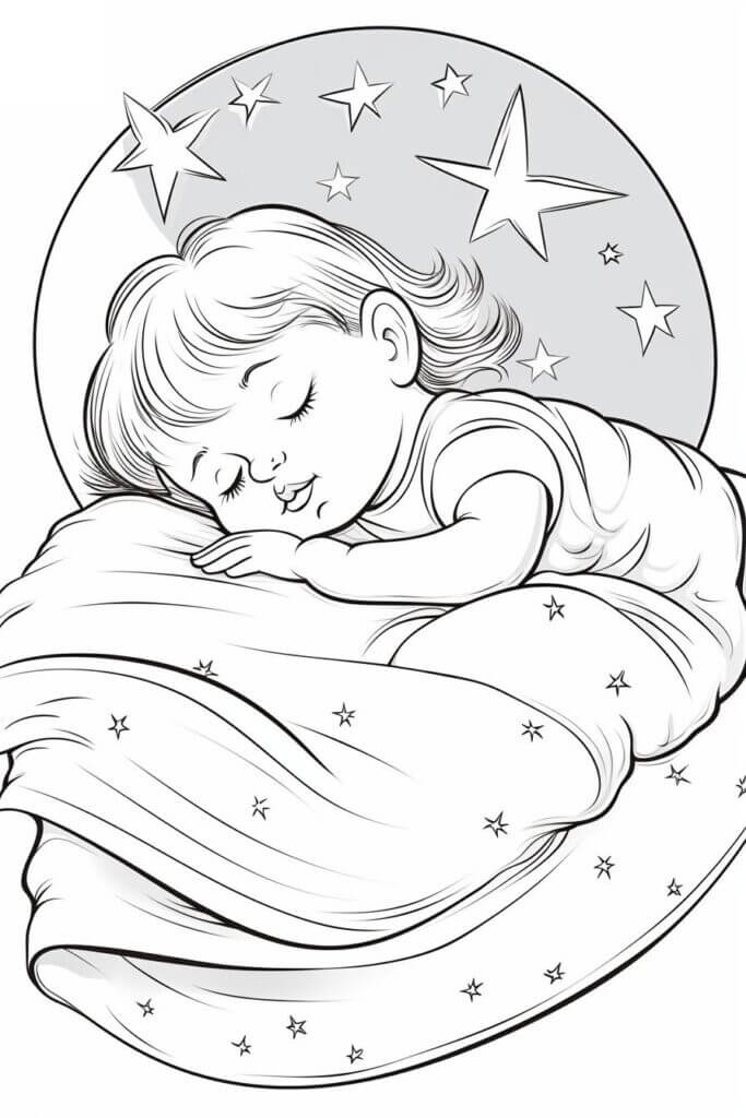 Desenho de Bebê para imprimir