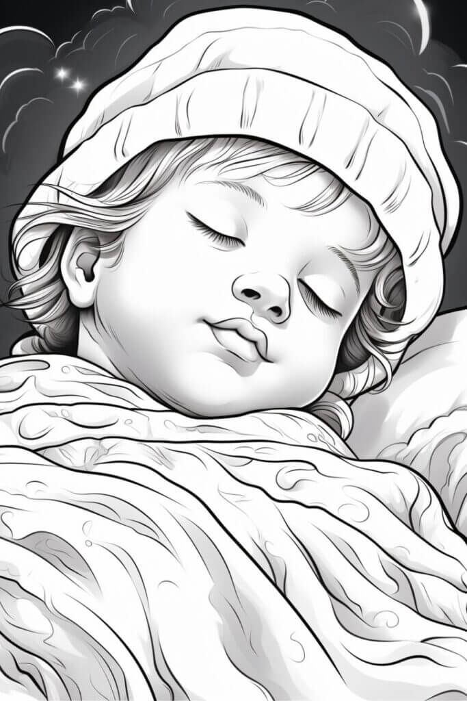 Desenho de Bebê para imprimir