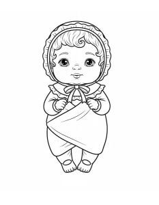 Desenho de Bebê para imprimir