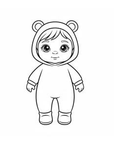 Desenho de Bebê para imprimir