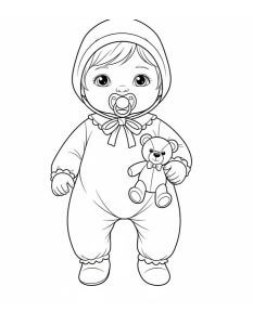 Desenho de Bebê para imprimir