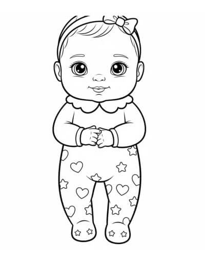 Desenho de Bebê para imprimir