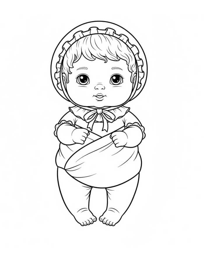 Desenho de Bebê para imprimir