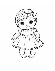 Desenho de Bebê para imprimir