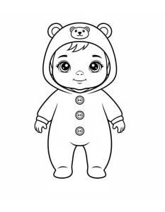 Desenho de Bebê para imprimir