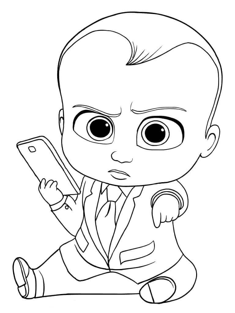 Desenho de Bebê para imprimir