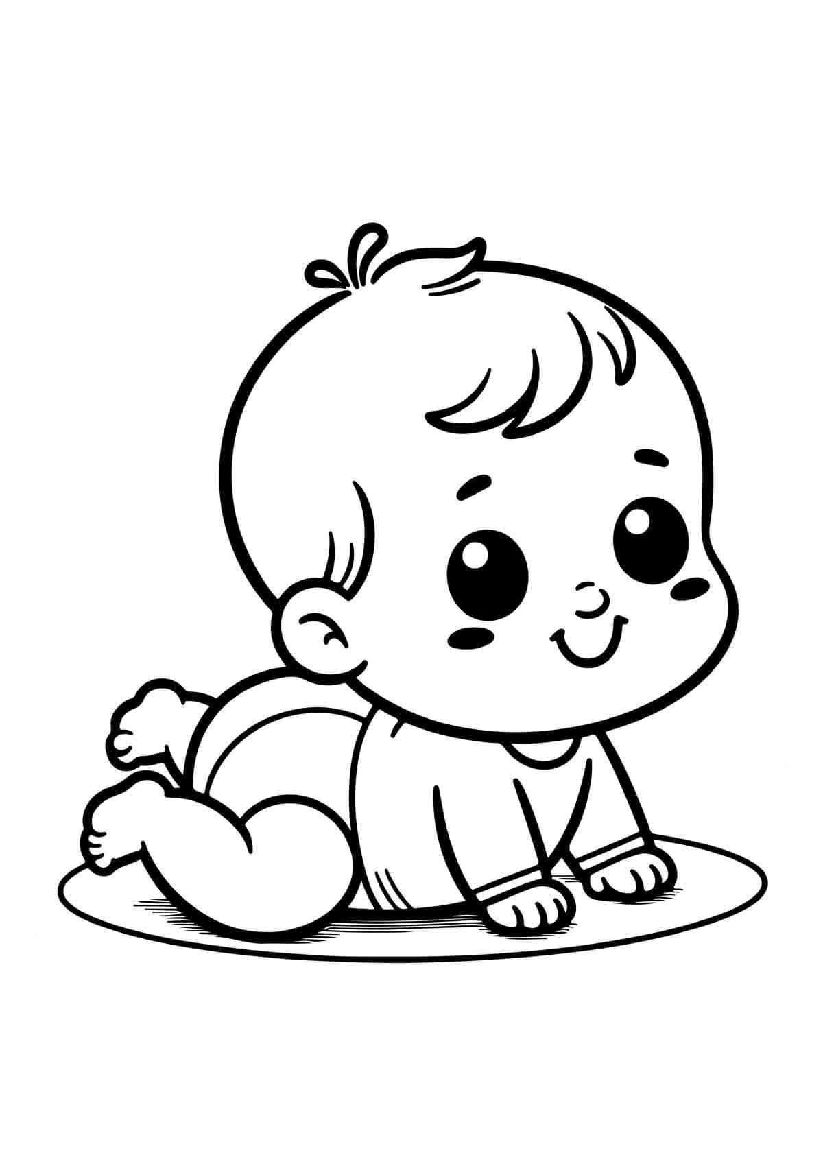 Desenho de Bebê para imprimir
