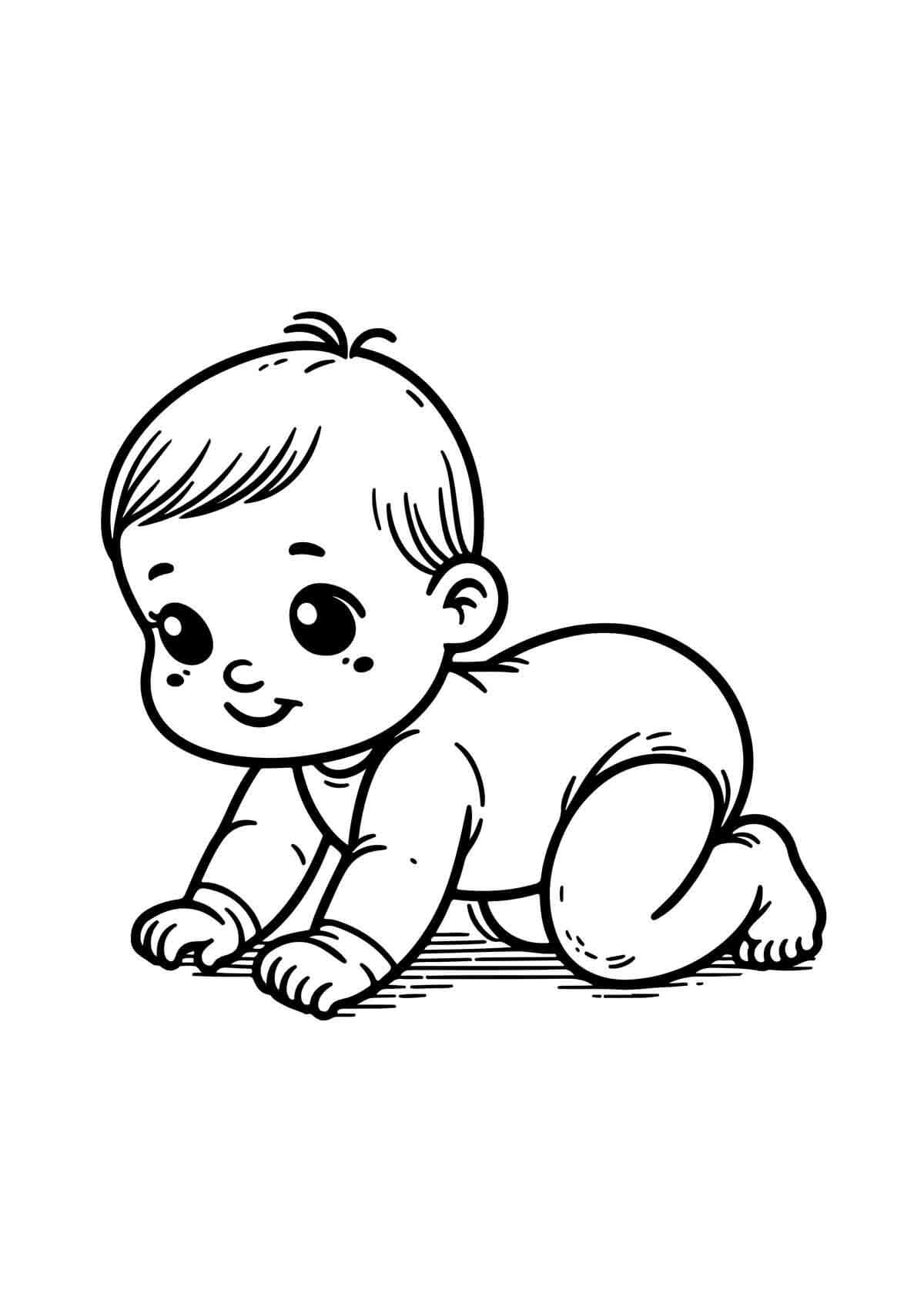 Desenho de Bebê para imprimir