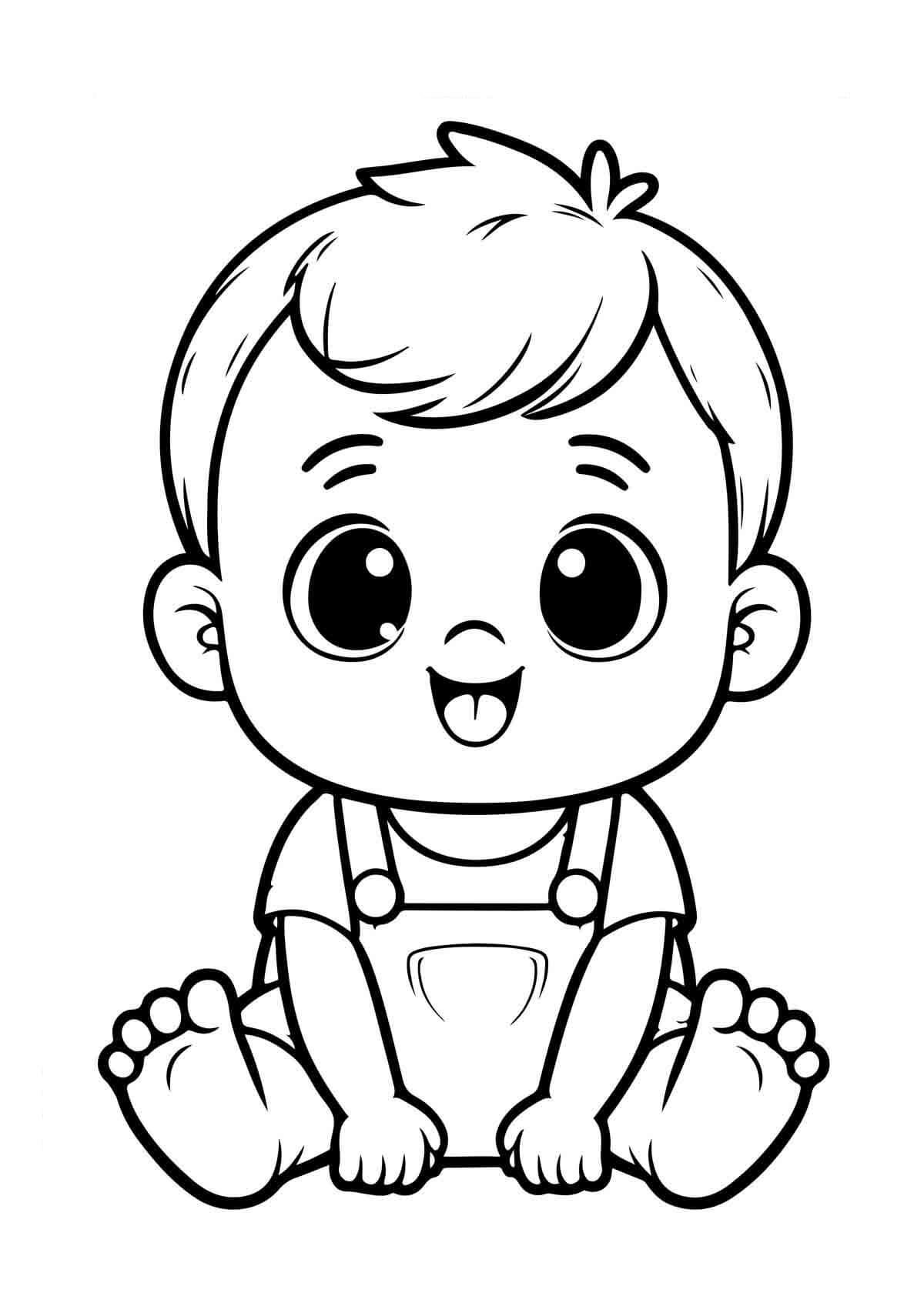 Desenho de Bebê para imprimir