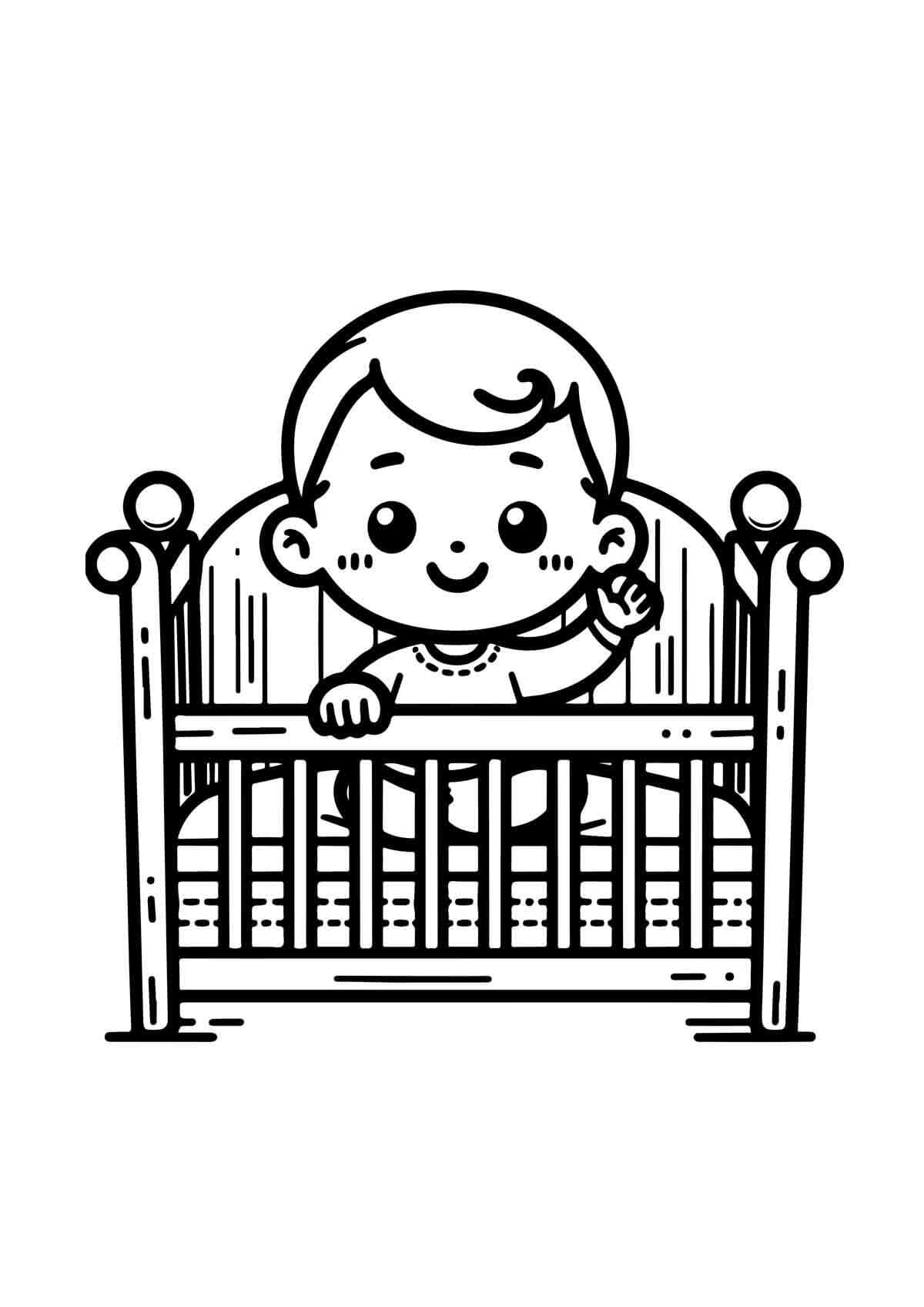 Desenho de Bebê para imprimir