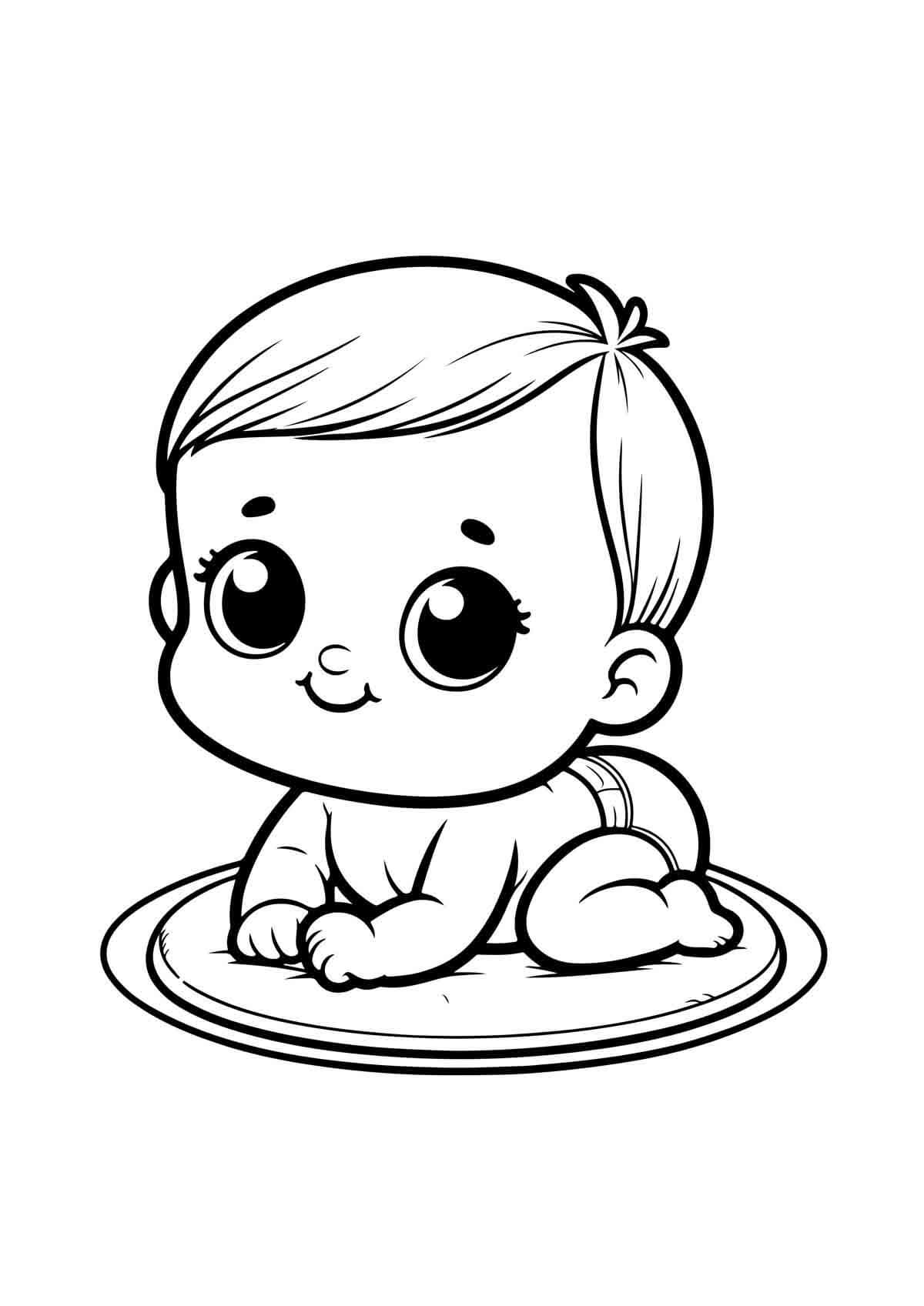 Desenho de Bebê para imprimir