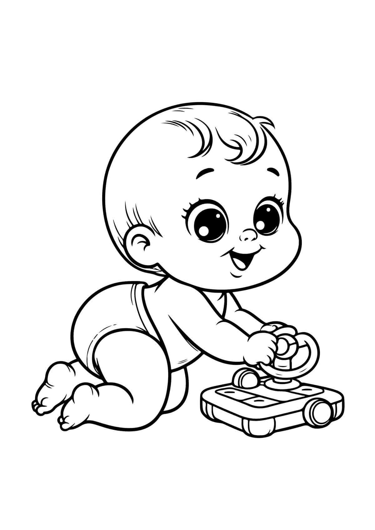 Desenho de Bebê para imprimir